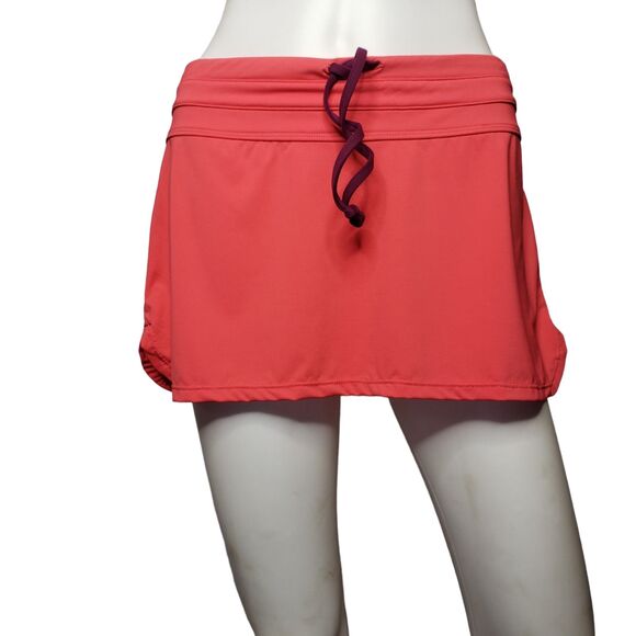 ATHLETA Fun In The Sun Red Swim Ultra Mini Skirt Womens Size XS - Picture 1 of 7